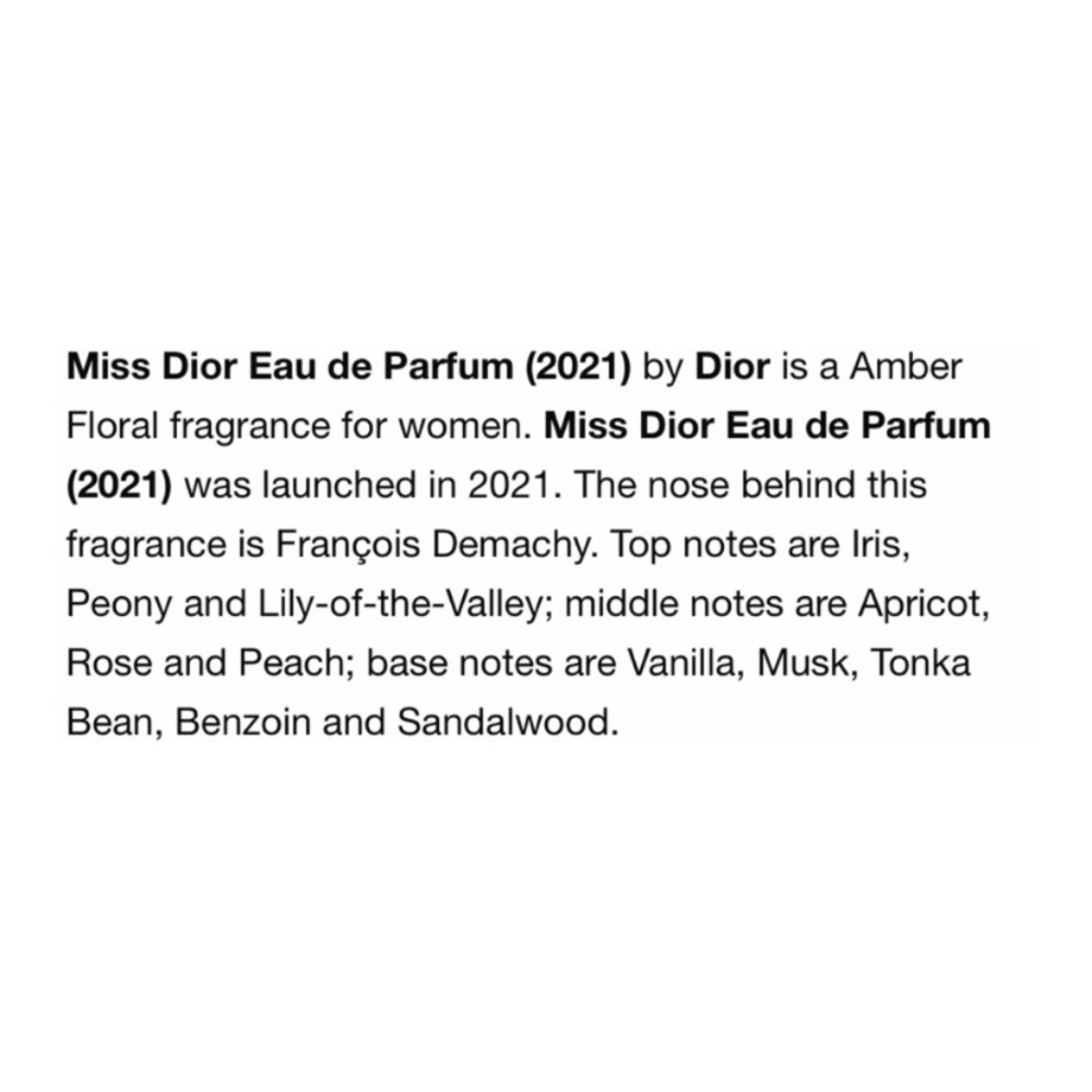 DIOR Miss Dior Eau de Parfum, Parfum & Blooming Bouquet  EDT Samples Set - Picture 7 of 13